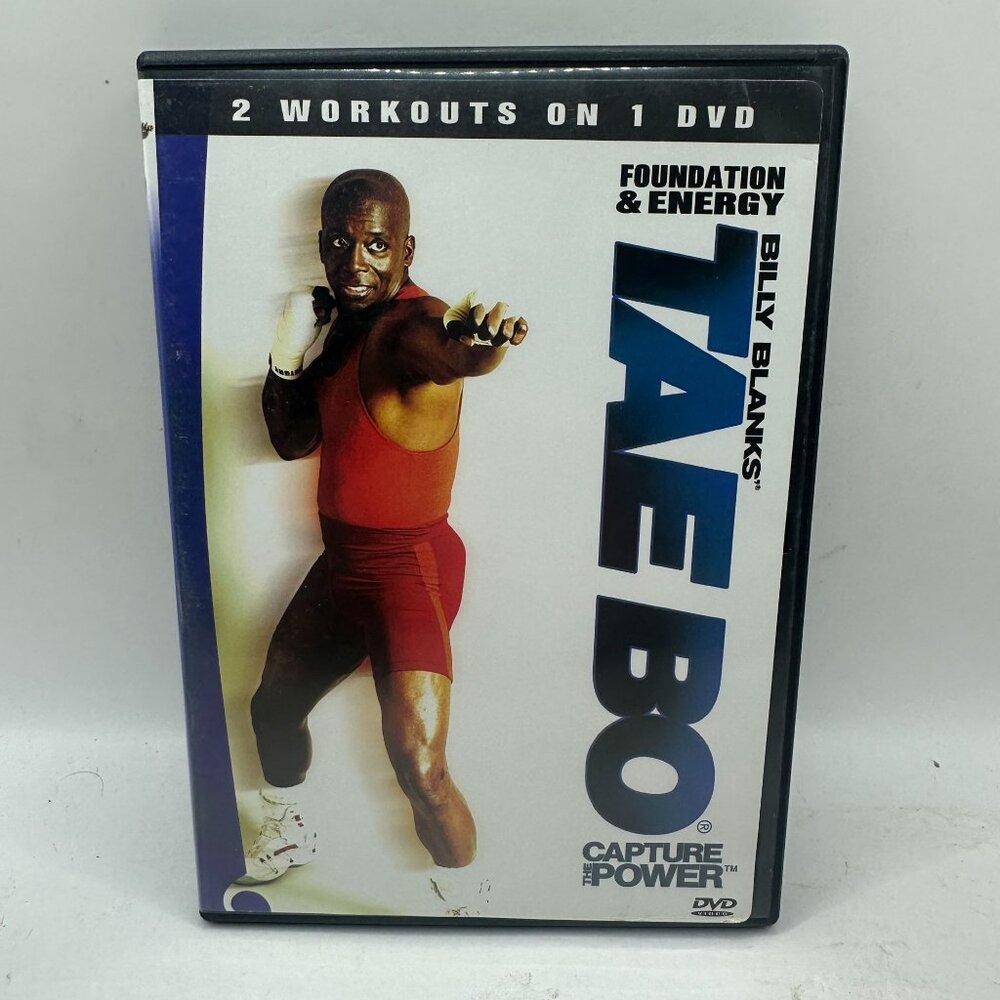 Billy Blanks Tae Bo Foundation & Energy 2 Workouts On 1 DVD